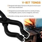 Bonbo Gb362 16  Wolf Jaw Tongs   17  V-bit Blacksmith Tongs 2pcs