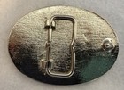 Men s Silver Oval South Dakota State Seal Western Belt Buckle 1 5  Belt Fit