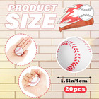 20 Pieces Mini Baseball Stress Balls Baseball Party Favors Foam Sports Balls Sma