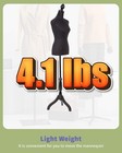 New Mannequin Body Dress Form Torso Female Manikin 59-67 Inch Height Adjustable