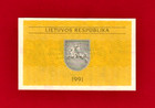 Lithuania Rare Uncirculated Banknote - 0 2 Talonas 1991 -  pick-30a  - Prefix Ak