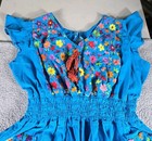 Mexican Embroidered Palazzo Jumpsuit Handmade 3x