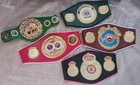 Wbc Ibf Ibo Wbo Wba Boxing Championship Belt Set Of 5 Adult Size 3d-gold Plated
