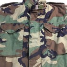 Vintage Usgi Army M65 Woodland Camo Field Jacket    Golden Mfg     Small Long