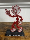 Reddy Kilowatt Electrician Lineman Mascot Character Figure Stand Sign Trade Retr