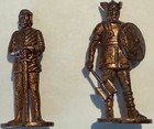 Mixed Lot 8 Vintage Kinder Surprise  Metal Figures - Soldier  Knight  Ballerina