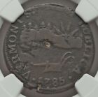 1785 Vermont Landscape Copper Vermonts Rr-2 Ngc Fine Details Cert  4241720-018