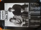 Official Oasis Live  25 Wonderwall Poster Print City List Dates 16 5  X 23 5  A2