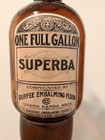 Vintage 1 Gallon Laboratory Jug With Rustic Embalming Fluid Label 