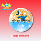 Disney Inspired Donald Duck Personalised Birthday Button Badge - Disneyland