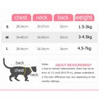 Cat Recovery Suit Adjustable Pet Jumpsuit Breathable Cat Suit Vest Pet Supplies
