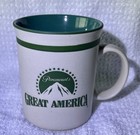 Vintage 80s Paramount s Great America Theme Amusement Park Coffee Mug Cup
