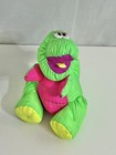 Vintage 1992 Fisher Price Dino T-rex Green Nylon Stuffed Animal Plush Toy