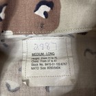 Us Army Coat Chocolate Chip Desert Storm Camo Combat Bdu Uniform Medium Long