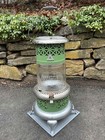 Antique   1686 Perfection Pyrex Glass Parlor Cabin Porch Oil Kerosene Heater Vgc