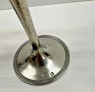 Arte Italica Set Of 2 Italian Pewter   Glass Handmade Goblet Beverage Glasses