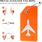 7 Pack Silicone Luggage Tag Baggage Handbag Travel Suitcase Tags With Name Id Ca