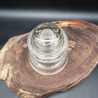 Hemingray No 45 Clear Glass Insulator Made In Usa Antique 4  Tall X 3 5 8  Base