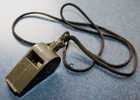 Functional Usn Whistle Dated 1945 By Pei In Od Plastic