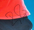 Roger Federer Signed 12x18  Photo  4 - Red  psa Coa