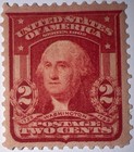 Travelstamps  1903 Us Stamps Scott  319 Mint Og Hinged  2  Cent Washington