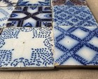 Francia Azulejo Antiguo - Pas De Calais - Desvres - 12 Tiles Set C1870