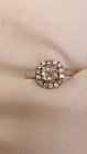 14k Natural Cushion Diamond Halo Engagement Ring  5ct Center  75ctw Size 4 5
