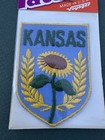 Vintage Voyager Kansas - Sunflower Travel Souvenir Patch - New Old Stock