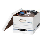 Bankers Box Basic Duty Letter legal File Storage Box With Lids  10 Pack  White