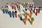 Large Lot Of 27 Pez Dispensers  Vintage  Collectible Santa  Mickey  Garfield