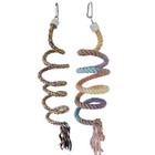 Cotton Rope Parrot Bird Rope Toy Hanging Chew Toy Bird Cage Cockatiel Swing Toy