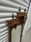 Antique 19th C Victorian Eastlake Carved Hall Pier Wall Mirror - 57  Tall