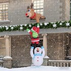 Inflables Colgantes De Navidad De 10 Pies  Decoraciones De Mu  eco De Nieve -