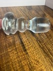 Beautiful Clear Glass Heavy Bottle Decanter Stopper Only Replacement Stopper