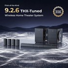 Ultimea 9 2 6 Wireless Sound Bar Dolby Atmos  Dts x  Thx  Dual 10  Subs   2000w