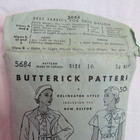 Antique Butterick 1920s New Deltor Pattern 5684 Jacket Costume Women   Misses