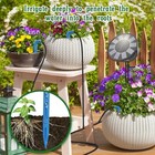 Solar Automatic Drip Irrigation System Kit Plant Watering Timer System Garden