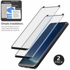 For Samsung Galaxy S8   Shockproof Case Rugged Cover Belt Clip   Tempered Glass