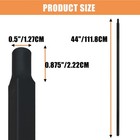 Myemdan 15 Pcs Wrought Iron Balusters1 2 X 44 Straight Hollow Iron Baluster For