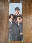 3 Stooges Full Color Rare Door Poster 