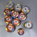 King   s Casino Poker Chip Lot Heavy 25     50   Chips  250 Total 