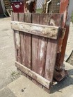 Antique Wood Latch Barn Hay Door 31 X 23 Metal Hinge Primitive