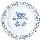 New Corelle Blue Hearts 22-piece Dinnerware Set