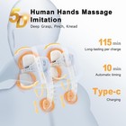 Shiatsu Back Shoulder   Neck Massager With Heat Electric Deep Tissue 5d Kneading