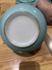 Vintage Sunbeam Mixmaster Parts Only Turquoise Bowls Beaters Robin   s Egg Blue