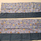 Lambs And Ivy All Star Collection 2 Window Valances  Sports Soccer Baseball Bask