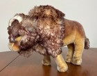 Vtg Steiff Buffalo Stuffed Animal Plush Toy Germany 1960s