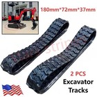 180mm X 72mm X 37mm Heavy-duty Rubber Track For Typhon 0 8t-2t Mini Excavators