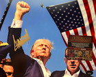 President Donald Trump Signed 8x10 Inch Maga Original Authentic Autograph W coa