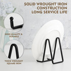 Plate Holder Easel Display Stand - 4 5 Inch Metal Plate Stands For Display - Tab